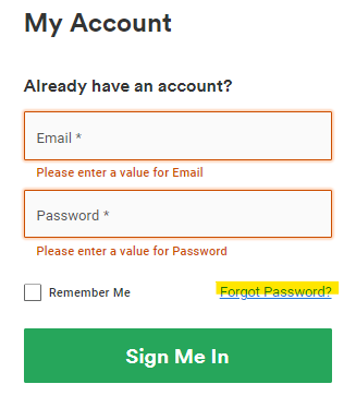 I forgot my account password or username! – How can we help you?